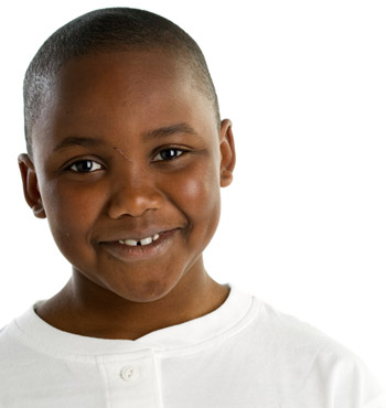 A smiling kid