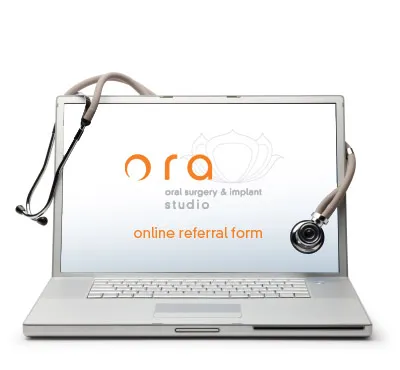 Laptop with stethoscope